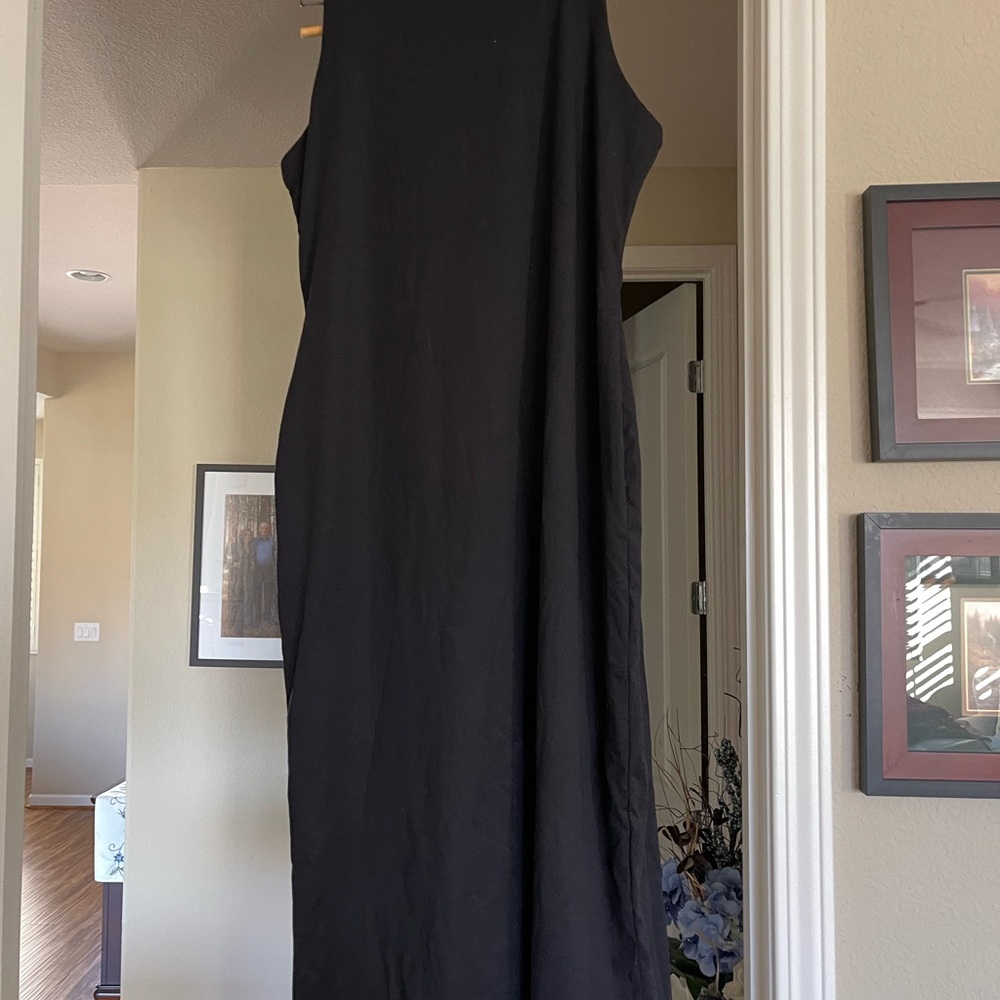 Spanx BodyCon Black Sleeveless Dress